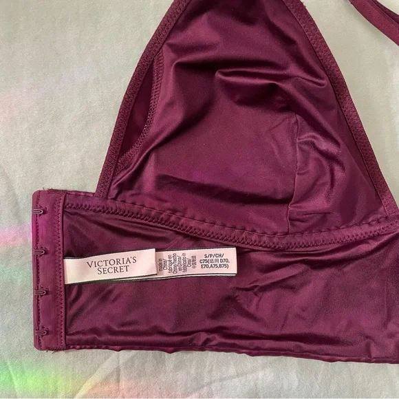 Victoria’s Secret Satin Triangle Longline Bralette - Picture 10 of 10